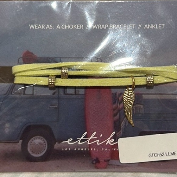 ETTIKA wrap 3-way choker-wrap bracelet- anklet- NWT - Picture 2 of 2